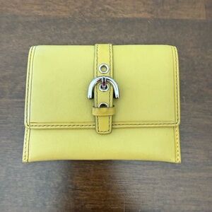 Coach Yellow women’s wallet